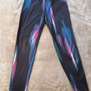 Joe Fresh Active Girls Leggings Size 10-12 Large Athletic Yoga Pants Multicolor